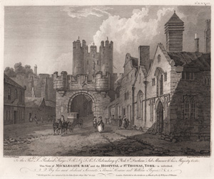 Micklegate Bar and the Hospital of St. Thomas, York